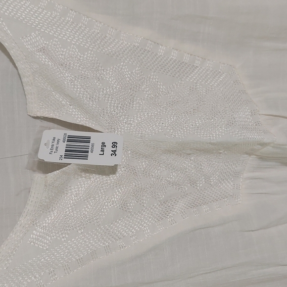 Krazy Kat Ivory Tunic L - Picture 2 of 8